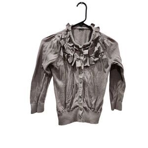 Unique grey button up